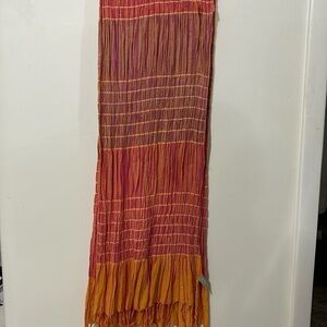 ECHO scarf salmon and pink color